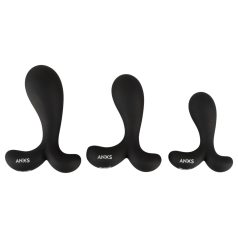 ANOS - anal treningspluggsett (svart)
