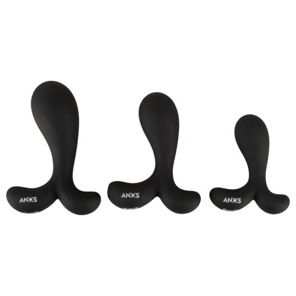 ANOS - anal treningspluggsett (svart)