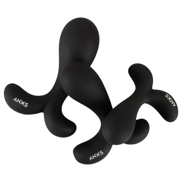 ANOS - anal treningspluggsett (svart)