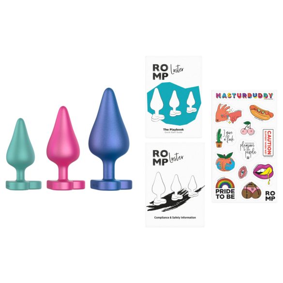 ROMP Luster - analtrening sett (3 stk)
