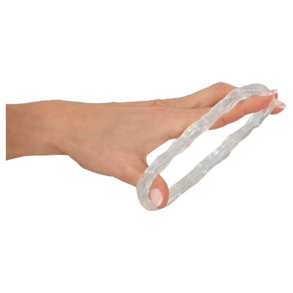 Beau Coeur Parinor - penis- og testikkelring (gjennomsiktig)