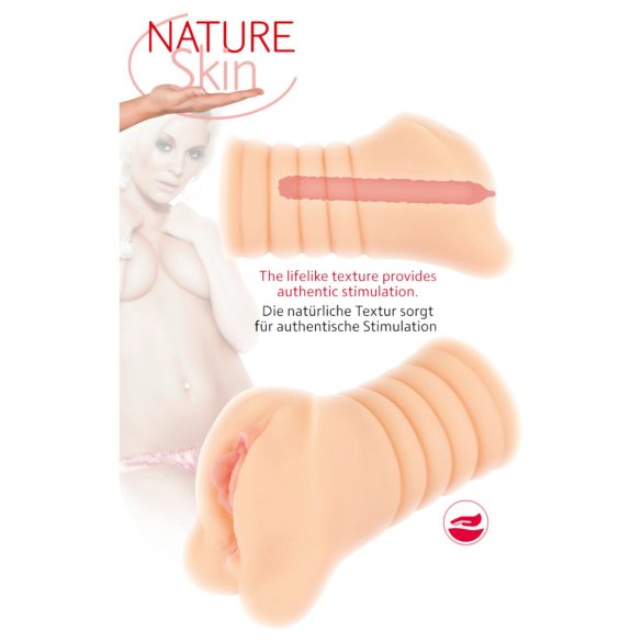 Nature Hud - realistisk vagina masturbator (naturlig)