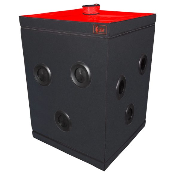 Secretdome - BDSM sexkabin med åpninger (svart)