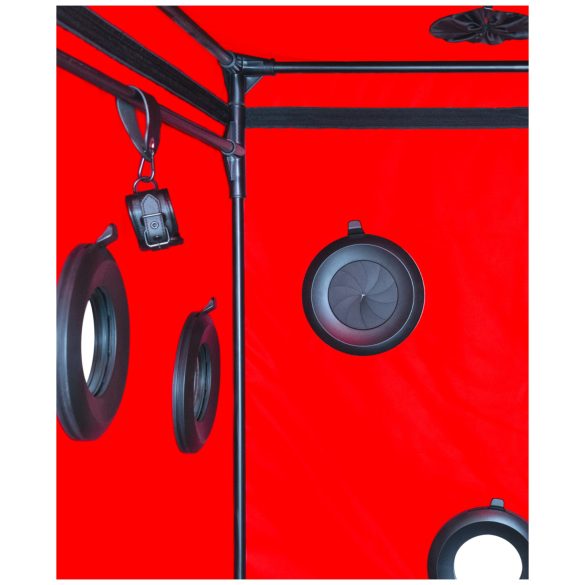 Secretdome - BDSM sexkabin med åpninger (svart)