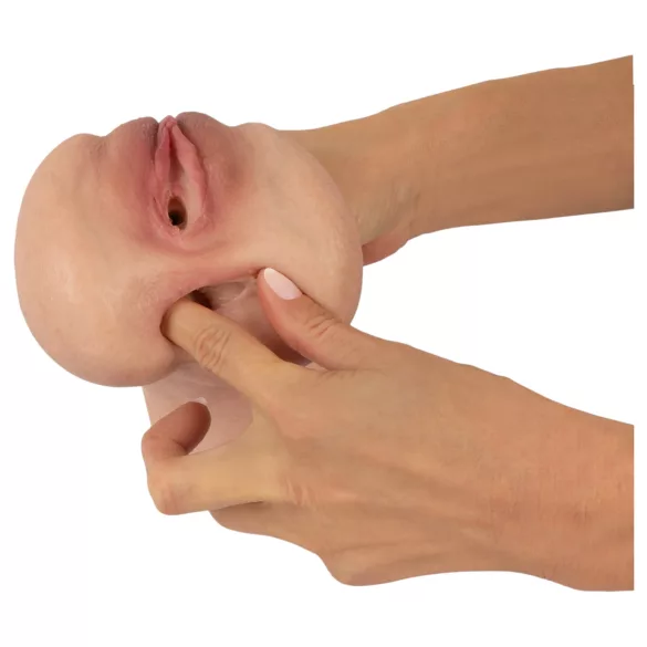 Realistixxx Real Stroker - realistisk vagina- og analmasturbator (hudfarget)