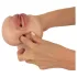 Realistixxx Real Stroker - realistisk vagina- og analmasturbator (hudfarget)