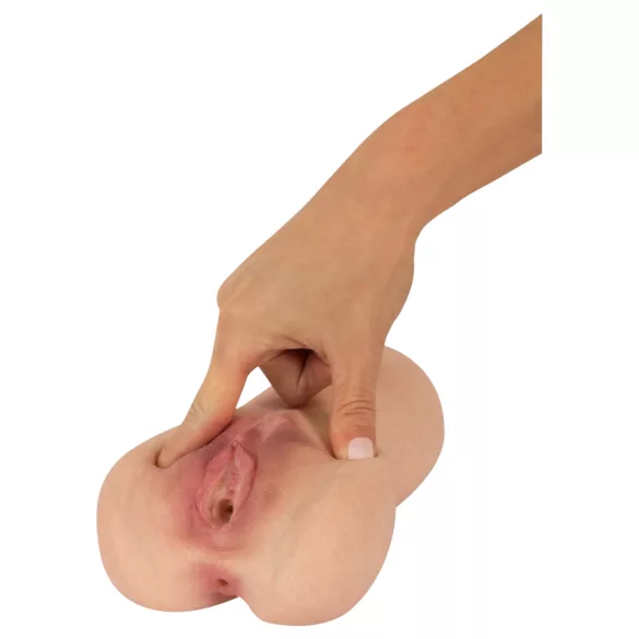 Realistixxx Real Stroker - realistisk vagina- og analmasturbator (hudfarget)