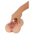 Realistixxx Real Stroker - realistisk vagina- og analmasturbator (hudfarget)