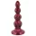 Beasty Cocks - Varulv-Willie dildo med sugekopp - burgunder (21 cm)