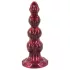 Beasty Cocks - Varulv-Willie dildo med sugekopp - burgunder (21 cm)