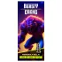 Beasty Cocks - Varulv-Willie dildo med sugekopp - burgunder (21 cm)