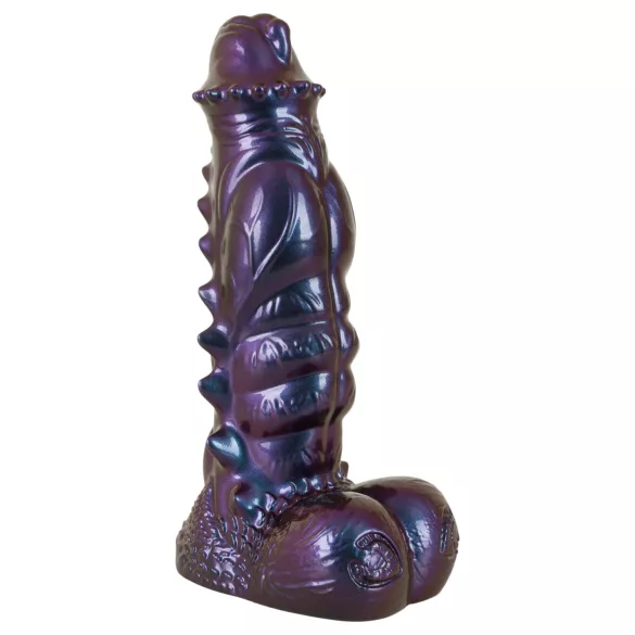 Beasty Cocks Tech-Zilla Bang - monsterdildo med sugekopp (lilla)