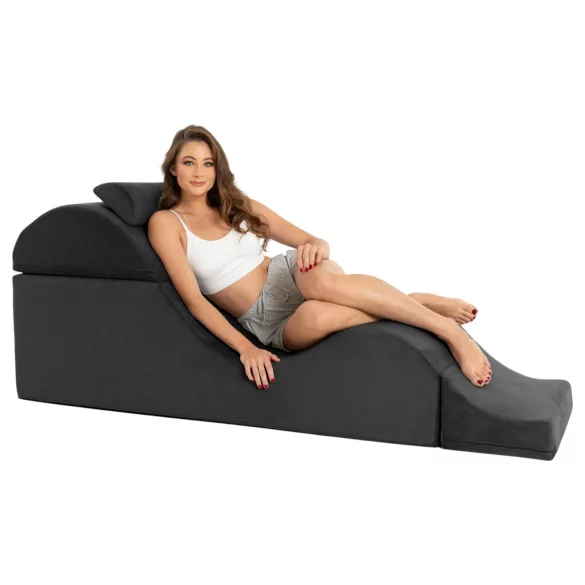 Liberator Aria Flip Chaise - variabel tantrisk sofa/møbel - 3-delt (svart)