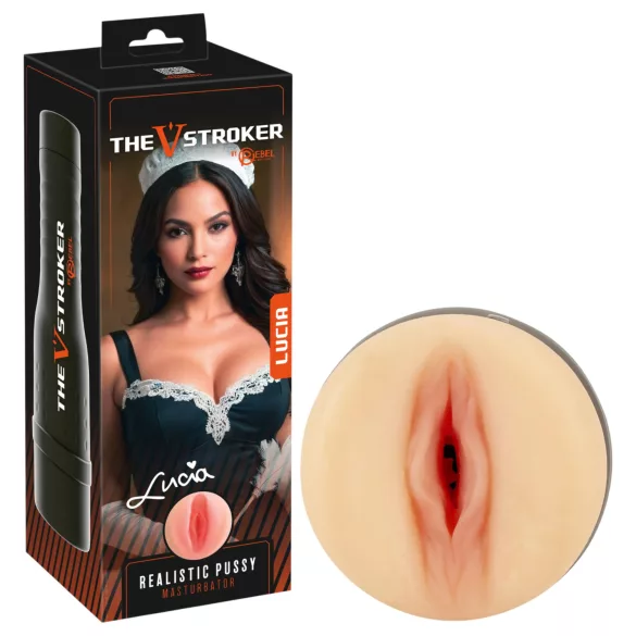 Rebel The V-Stroker Lucia - realistisk vagina-masturbator (hudfarget)