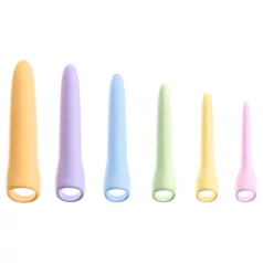   You2Toys Six in a Row 2.0 - 6‑delt silikon dildo- og dilatorsett (farget)