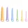 You2Toys Six in a Row 2.0 - 6‑delt silikon dildo- og dilatorsett (farget)