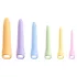 You2Toys Six in a Row 2.0 - 6‑delt silikon dildo- og dilatorsett (farget)