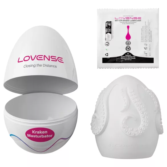 LOVENSE Kraken - masturberende egg - 1 stk (hvit)