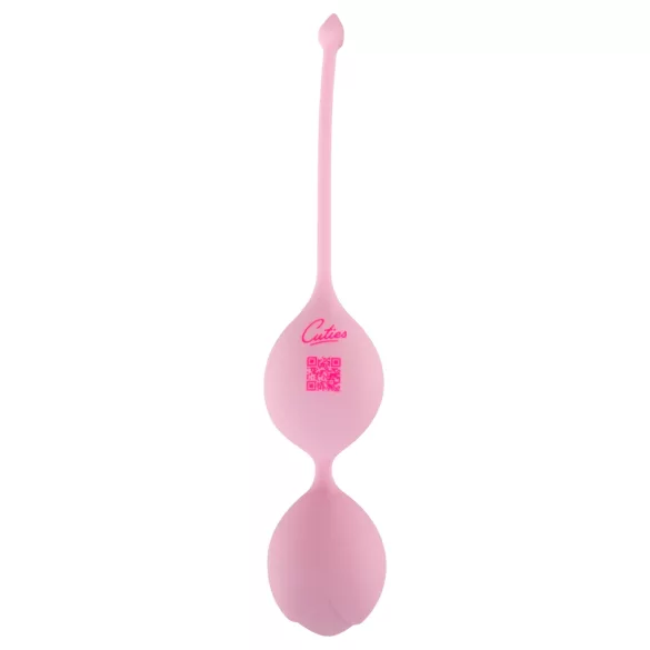 Cuties - dobbeltkule g-punktsball i silikon (rosa)