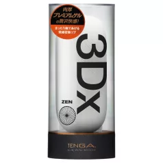 TENGA 3Dx Zen - 3D-mønstret masturbator (hvit)