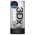 TENGA 3Dx Flow - bølgemønstret masturbator (hvit)