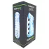 Fleshlight Fleshskins Grip Blue Ice - åpen masturbator med åpning i begge ender (blå)