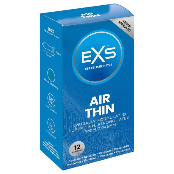 EXS Air Thin - ultratynne latexkondomer (12 stk)