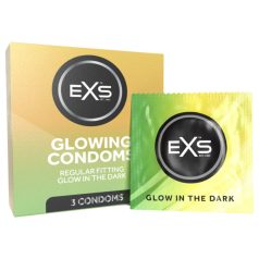 EXS Glow - selvlysende kondomer (3 stk)