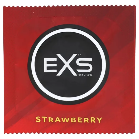 EXS Jordbær - jordbærsmak kondomer (100 stk)