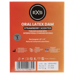 EXS jordbærslikkeklut - lateks beskyttelsesduk (1 stk)