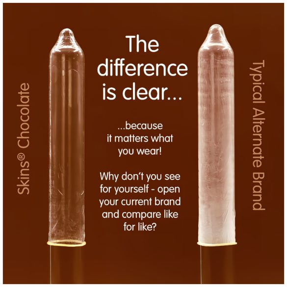 Skins - sjokolade kondomer (8 stk)