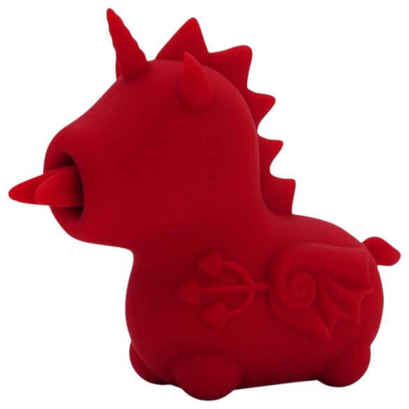 Unihorn Blaze Diablo - Oppladbar Unicorn Klitorisstimulator (rød)