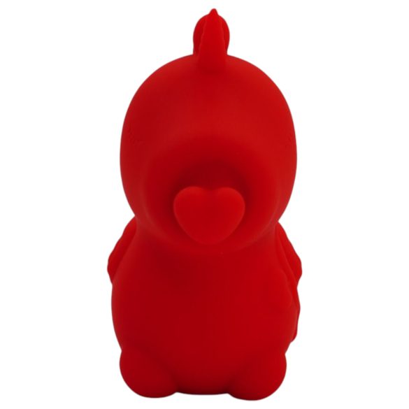 Unihorn Cupid's Beau - oppladbar enhjørnings klitorisvibrator (rød)