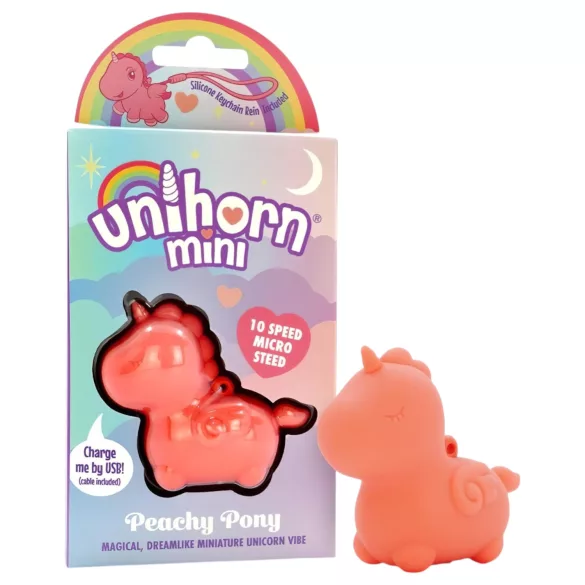 Unihorn - Mini klitorisvibrator (fersken)