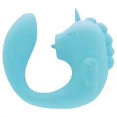 Unihorn C-Horse - G-punkt- og klitorisvibrator (turkis)