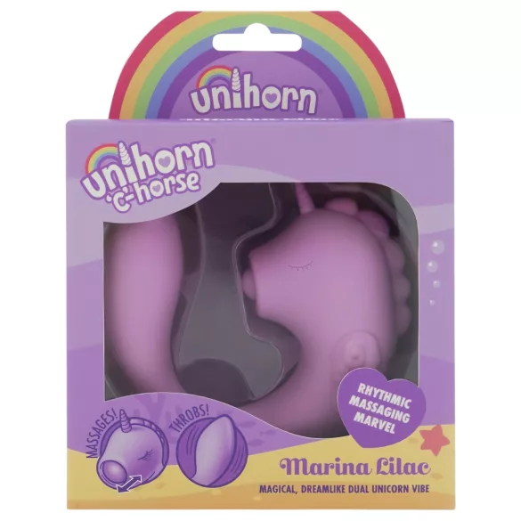 Unihorn C-Horse - G-punkt- og klitorisstimulator vibratoregg (lilla)