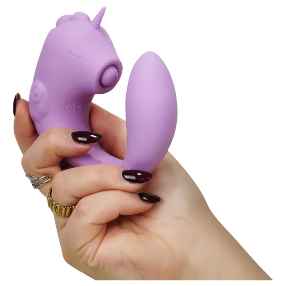 Unihorn C-Horse - G-punkt- og klitorisstimulator vibratoregg (lilla)