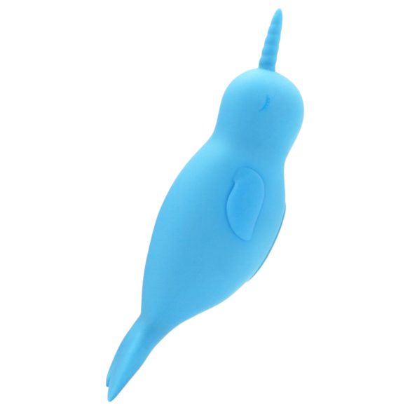 Unihorn of The Sea - Oppladbar narhval klitorisvibrator (blå)