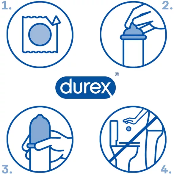 Durex Invisible Slim - tynne kondomer (10 stk)