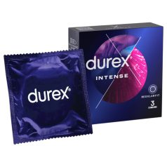 Durex Intense - ribbet og prikket kondom (3 stk) Durex Intense - ribbet og prikket kondom (3 stk)