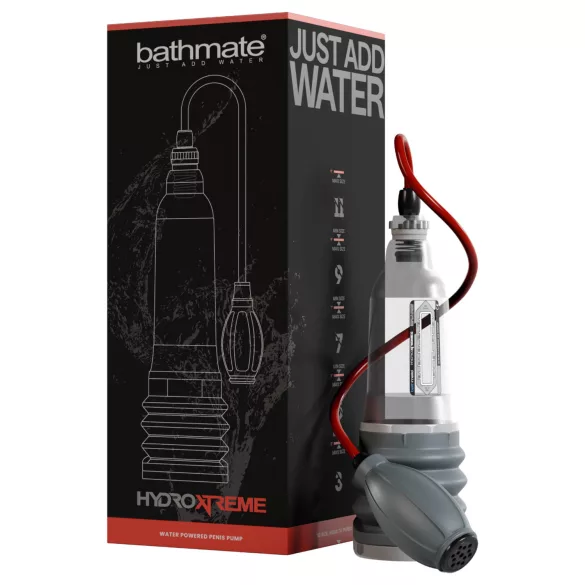 Bathmate HydroXtreme 5 - hydropumpe, uten tilbehør (gjennomsiktig)