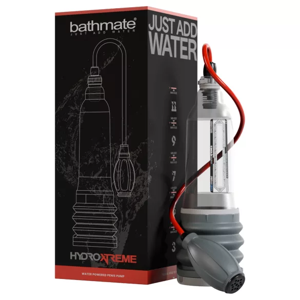 Bathmate HydroXtreme 8 - hydropumpe, uten tilbehør (gjennomsiktig)