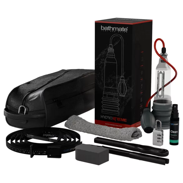 Bathmate HydroXtreme 6 - hydropumpe-sett (gjennomsiktig)