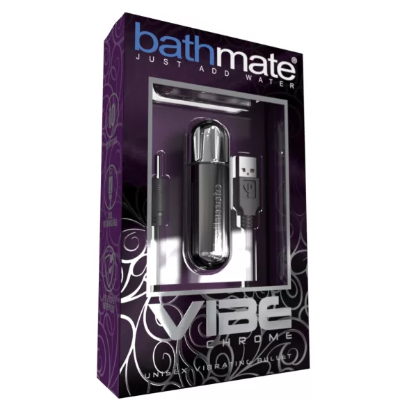 Bathmate Vibe - oppladbart vibrerende egg (sølv)