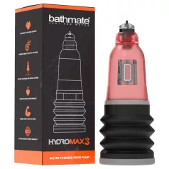 Bathmate Hydromax3 - hydropumpe (rød)