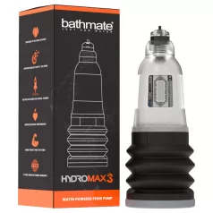 Bathmate Hydromax3 - hydropumpe (gjennomsiktig)