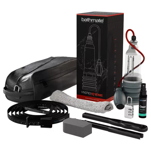 Bathmate HydroXtreme 7 Wide Boy - hydropumpesett (gjennomsiktig)