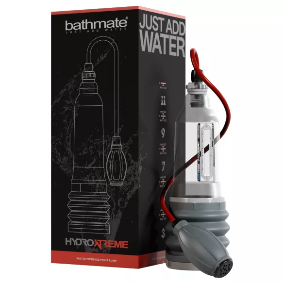 Bathmate HydroXtreme 7 Wide Boy - hydropumpesett (gjennomsiktig)
