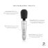 Doxy Go - massasjevibrator (sølv)