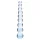 Clarity Elysian Pearls - glassdildo med perler (gjennomsiktig)